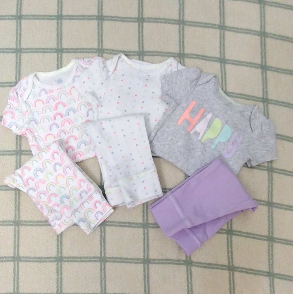 Bundle - Set 3 Baby Outfits Size 6-9mths